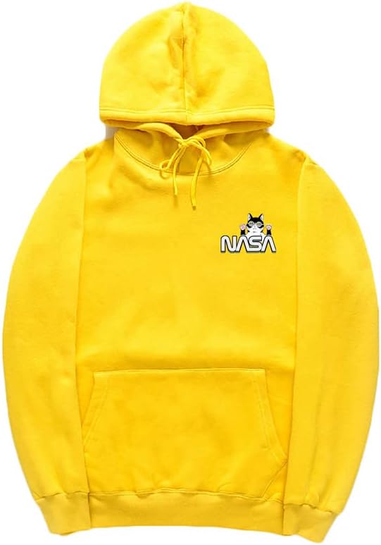 CORIRESHA Sudadera con capucha de la NASA para adolescentes, informal, de manga larga, con cordón, acogedora, para amantes de los gatos, linda sudadera