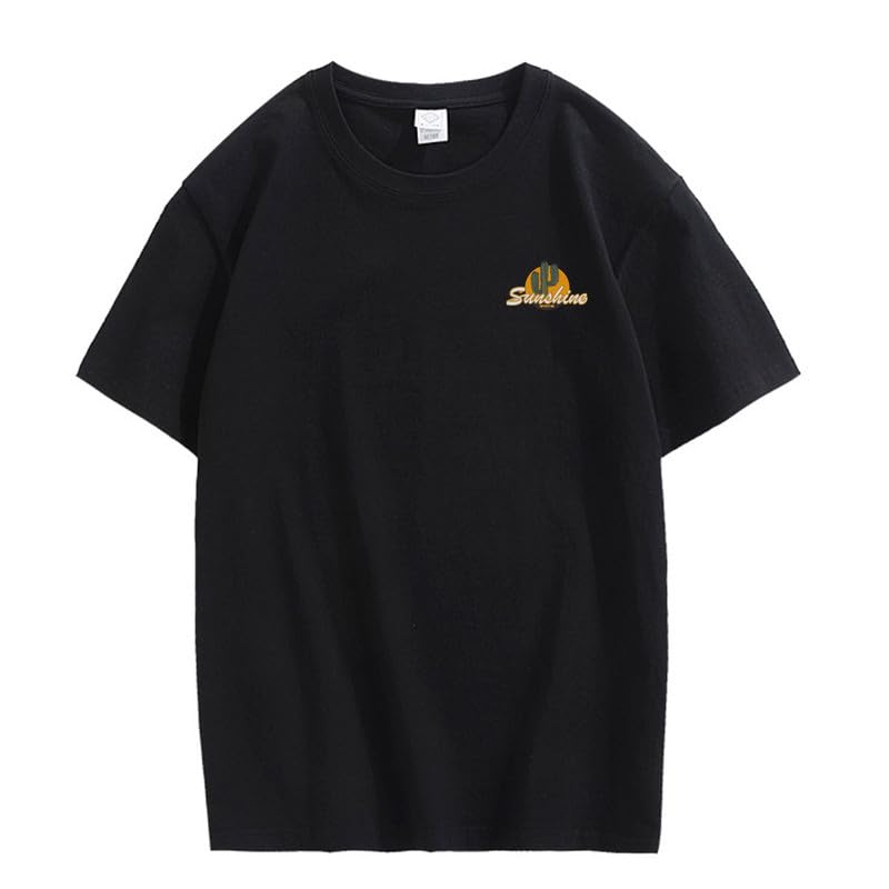 CORIRESHA Vintage Cactus Sunshine Graphic Crewneck Short Sleeves Casual Teen T-Shirts