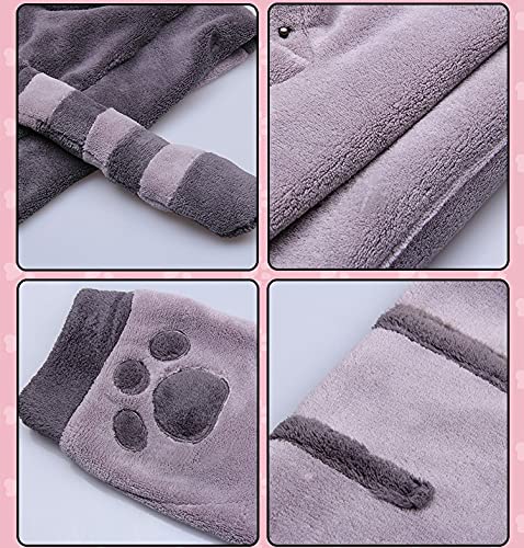 CORIRESHA Cat Fleece Hoodie