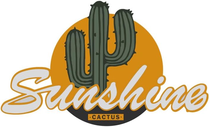 CORIRESHA Vintage Cactus Sunshine Graphic Crewneck Short Sleeves Casual Teen T-Shirts