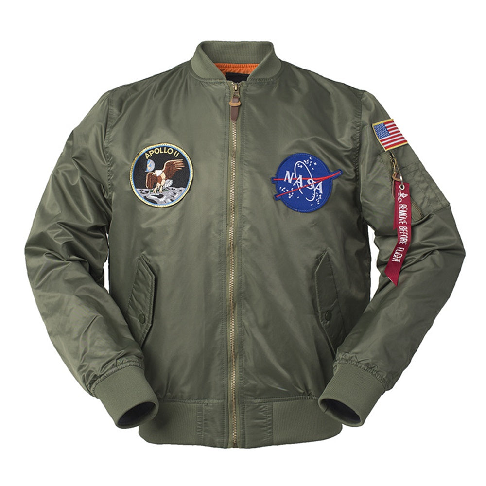 CORIRESHA Embroidery Apollo NASA Jacket
