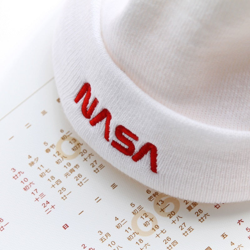 CORIRESHA NASA Embroidered Knit Beanie