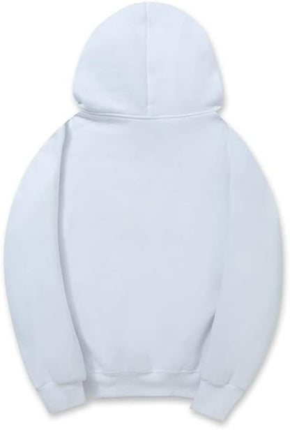 CORIRESHA Unisex Skull Hoodie Long Sleeve Drawstring Kangaroo Pocket Y2K Halloween Sweatshirt