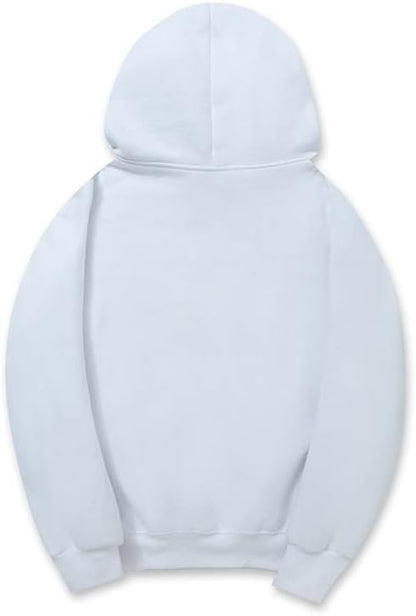 CORIRESHA Cute Cat Face Hoodie Long Sleeve Drawstring Kangaroo Pocket Basic Sweatshirt