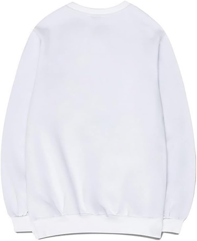 CORIRESHA Cute Pocket Cat Sweatshirt Crew Neck Long Sleeve Soft Cotton Pullover