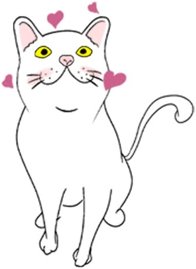 CORIRESHA Lindo Corazón Gato Camiseta Chica Kawaii Ropa Amantes de los Animales