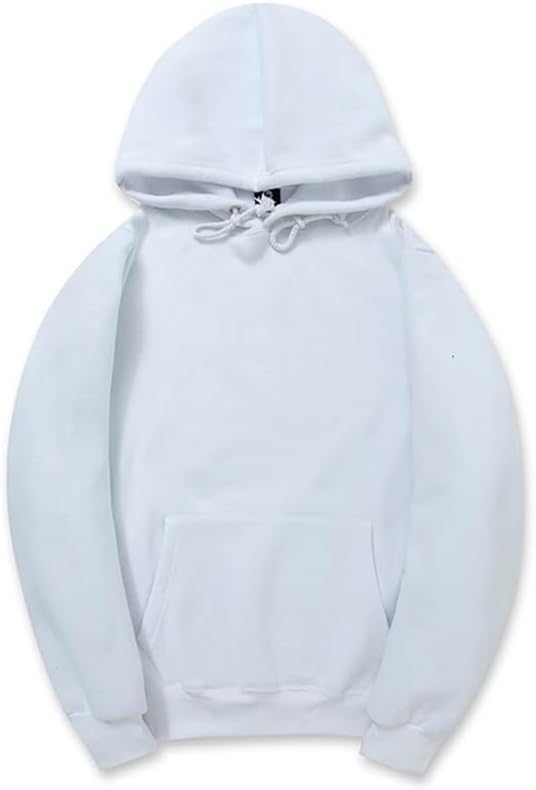 CORIRESHA Sudadera con capucha con letras en la espalda para adolescentes, manga larga, cordón, informal, bolsillo canguro, sudadera divertida