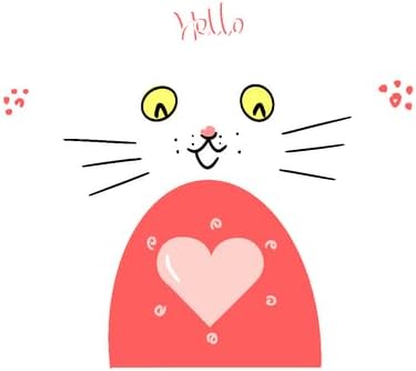 CORIRESHA Unisex Cat Lovers Heart Hoodie Long Sleeves Drawstring Pockets Casual Sweatshirts