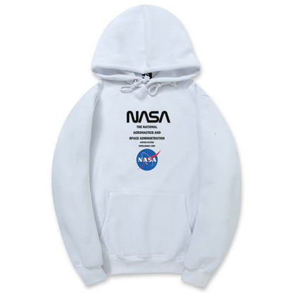 CORIRESHA Sudadera con capucha de la NASA para adolescentes, informal, con cordón, manga larga, otoño, suave algodón