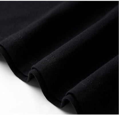 CORIRESHA Adolescente Moda Llama Patrón Cuello Redondo Manga Larga Y2K Otoño Camiseta Top