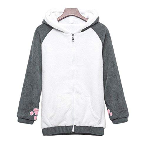 CORIRESHA Husky Coral Velvet Fleece Hoodie