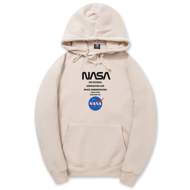 CORIRESHA Teen's NASA Hoodie Casual Drawstring Long Sleeve Fall Soft Cotton Sweatshirt