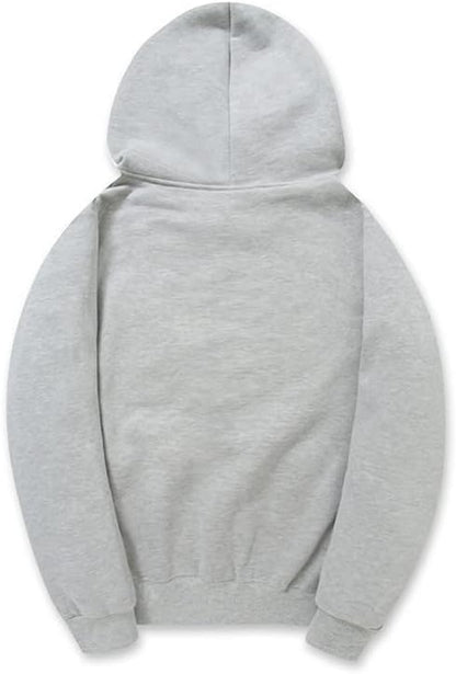 CORIRESHA Fashion NASA Logo Hoodie Long Sleeve Drawstring Kangaroo Pocket Cotton Sweatshirt