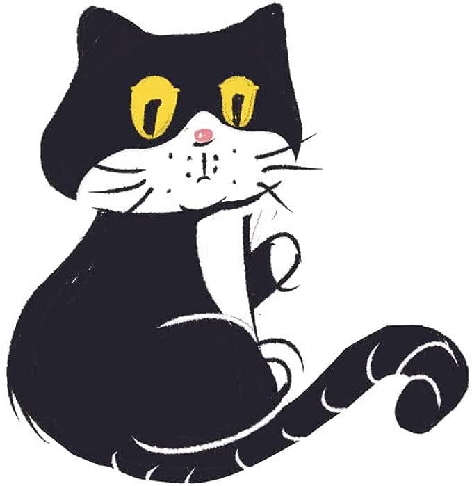 CORIRESHA Adolescente Gato Camiseta Cuello Redondo Manga Corta Suelta Suave Acogedor Lindo Tops