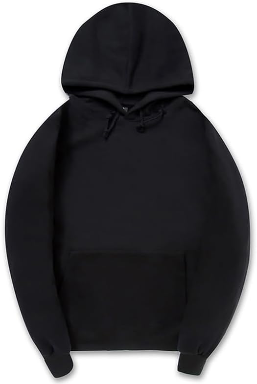 CORIRESHA Sudadera con capucha con letras en la espalda para adolescentes, manga larga, cordón, informal, bolsillo canguro, sudadera divertida