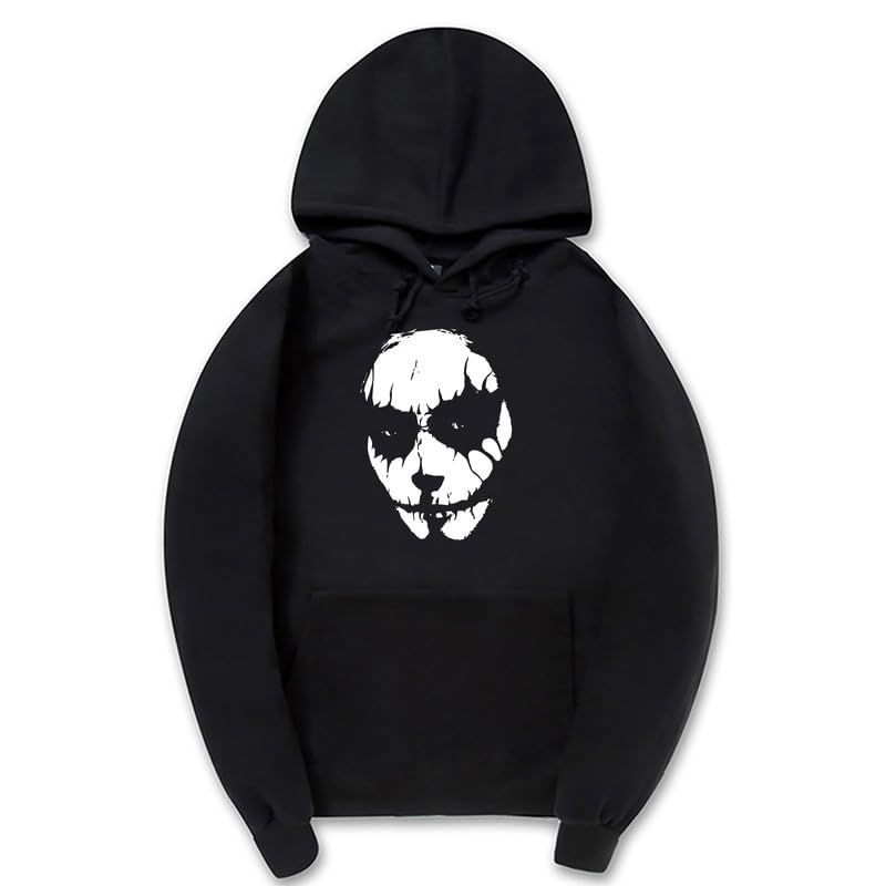 CORIRESHA Halloween Joker Sudadera con capucha de manga larga con cordón informal suave sudadera unisex