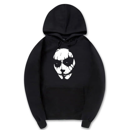 CORIRESHA Halloween Joker Sudadera con capucha de manga larga con cordón informal suave sudadera unisex