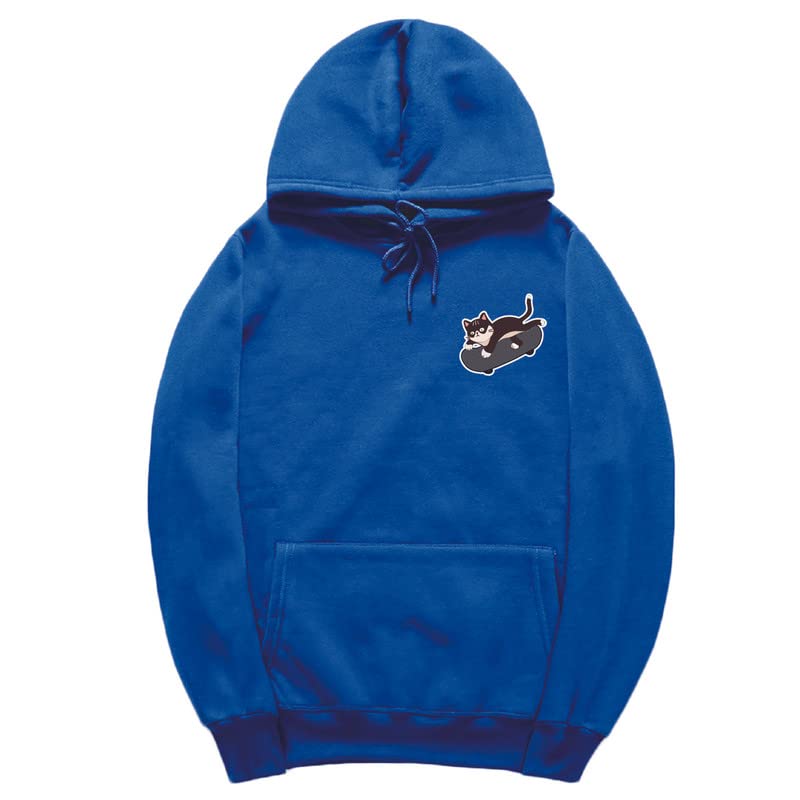 CORIRESHA Adolescentes Linda Sudadera con Capucha Monopatín Gato Casual Manga Larga Básica Sólida Sudadera