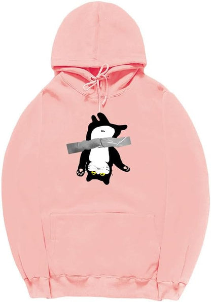 CORIRESHA Cat Lover Hoodie Long Sleeve Drawstring Kangaroo Pocket Cute Sweatshirt