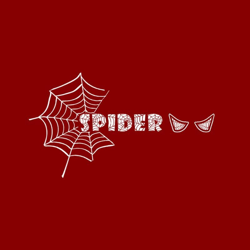 CORIRESHA Y2K Spider Web Camiseta cuello redondo manga corta casual Halloween ropa