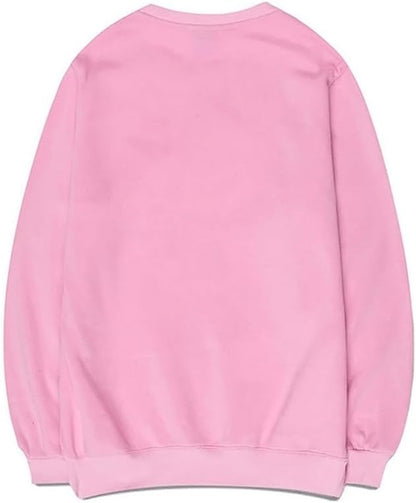CORIRESHA Funny Wear Hat Cat Sweatshirt Crew Neck Long Sleeve Basic Cotton Pullover