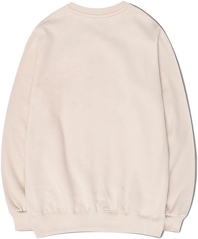 CORIRESHA Funny Cat Crewneck Long Sleeve Simple Comfy Basic Pullover Sweatshirt