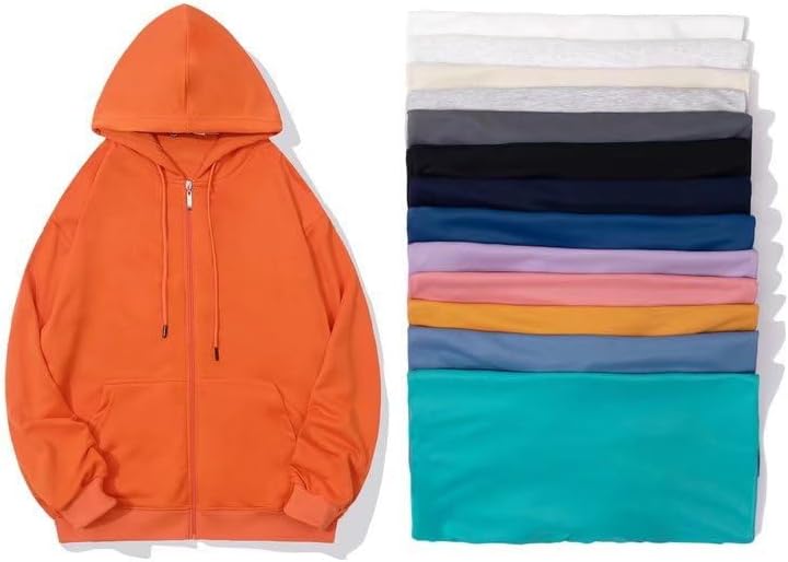 CORIRESHA Fashion NASA Logo Hoodie Zip Up Long Sleeve Drawstring Basic Sweatshirt