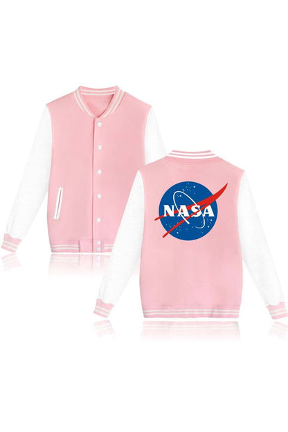 CORIRESHA Single Breasted Baseball Jacket