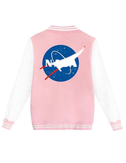 CORIRESHA Single Breasted Baseball Jacket