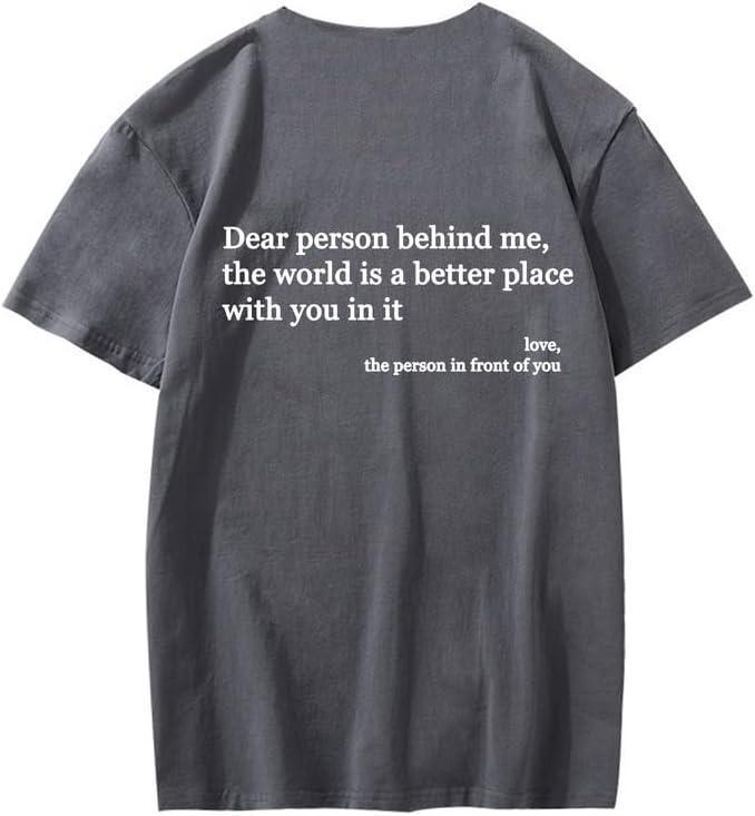CORIRESHA You are Enough Camisetas Casual Cuello Redondo Manga Corta Adolescente Letras Tops