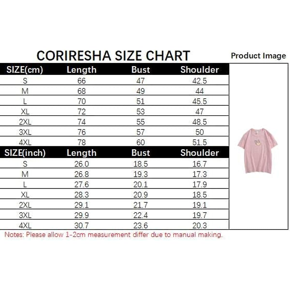 CORIRESHA Adolescente Lindo Corazón Llama Cuello Redondo Manga Corta Casual Algodón San Valentín Camiseta