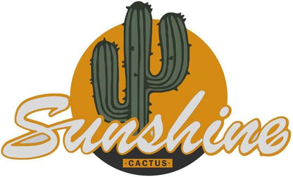 CORIRESHA Vintage Cactus Sunshine Graphic Crewneck Short Sleeves Casual Teen T-Shirts