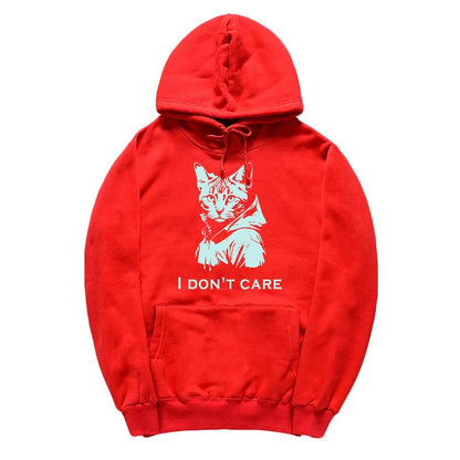 CORIRESHA Sudadera con Capucha de Gato Lindo para Mujer Sudadera Informal de Manga Larga con cordón y Letras para Hombre