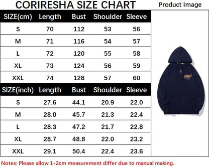 CORIRESHA Women's Cute Cat Long Sleeve Drawstring Casual Letter Zip Hoodie Sweatshirt