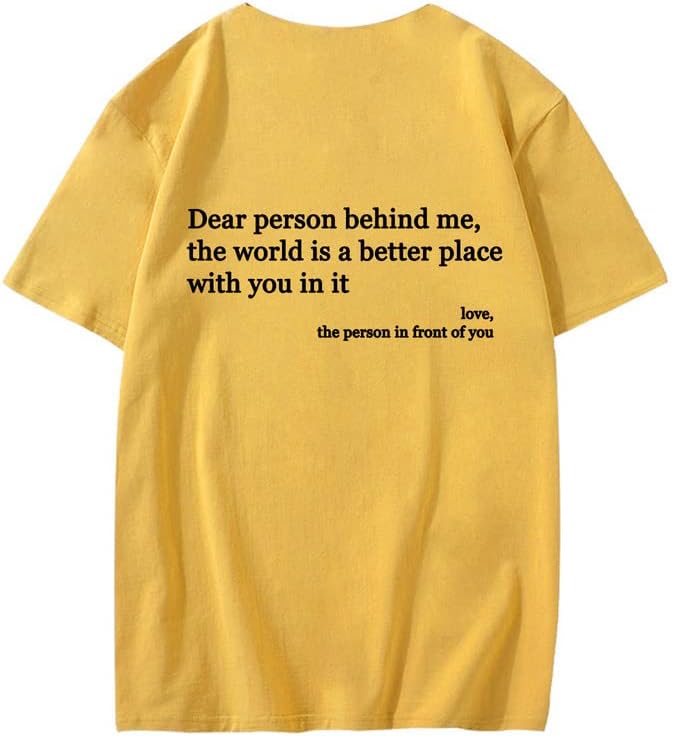 CORIRESHA You are Enough Camisetas Casual Cuello Redondo Manga Corta Adolescente Letras Tops