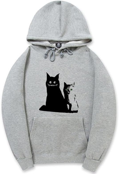 CORIRESHA Cat Lovers Hoodie Long Sleeve Kangaroo Pocket Cotton Cozy Cute Sweatshirt