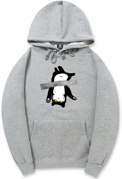 CORIRESHA Cat Lover Hoodie Long Sleeve Drawstring Kangaroo Pocket Cute Sweatshirt