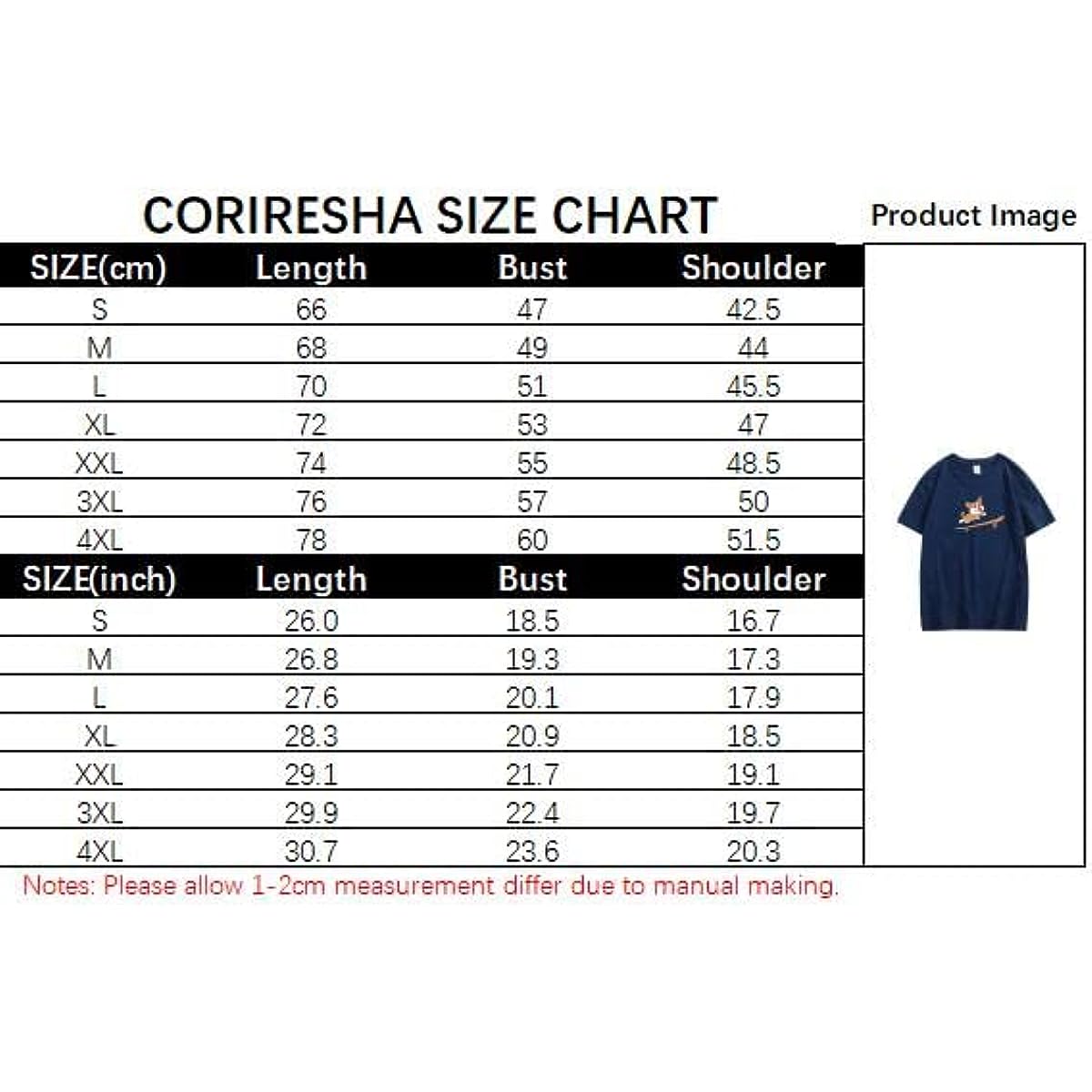 CORIRESHA Adolescente Lindo Shiba Inu Perro Monopatín Cuello Redondo Manga Corta Camiseta Acogedora