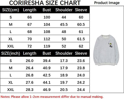 CORIRESHA Teen Cute Cat Crew Neck Long Sleeve Fishing Lovers Pullover Sweatshirt