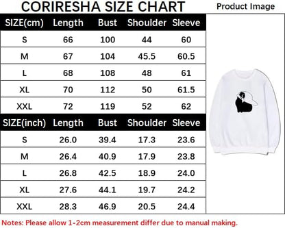 CORIRESHA Funny Wear Hat Cat Sweatshirt Crew Neck Long Sleeve Basic Cotton Pullover