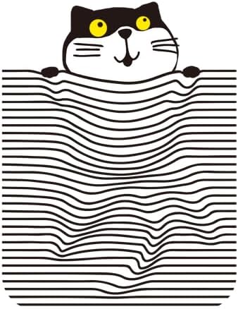 CORIRESHA Cute Pocket Cat Hoodie Long Sleeve Drawstring Cozy Cotton Sweatshirt