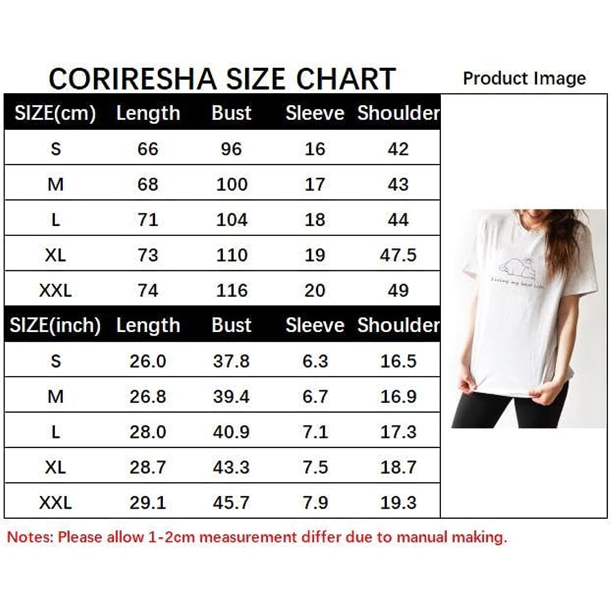 CORIRESHA Camiseta de manga corta con cuello redondo y estampado de gato durmiendo para mujer
