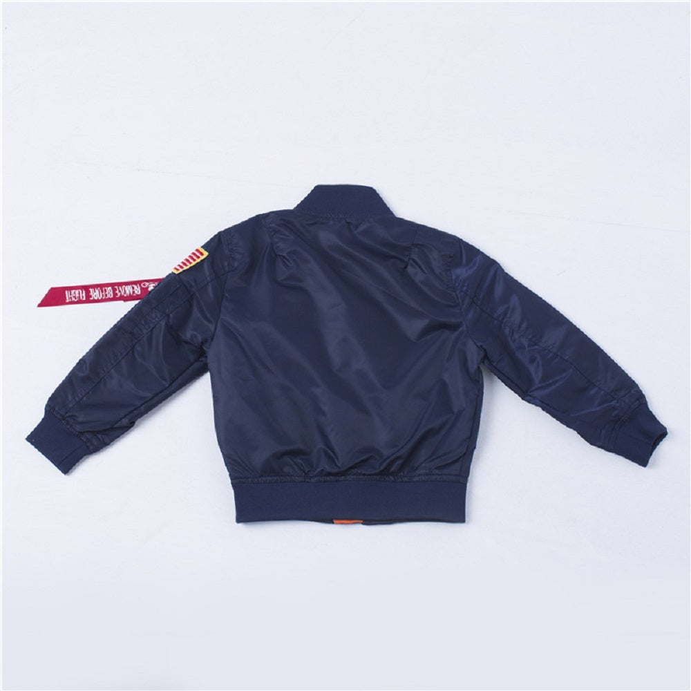 CORIRESHA Kids NASA Embroidery Jacket