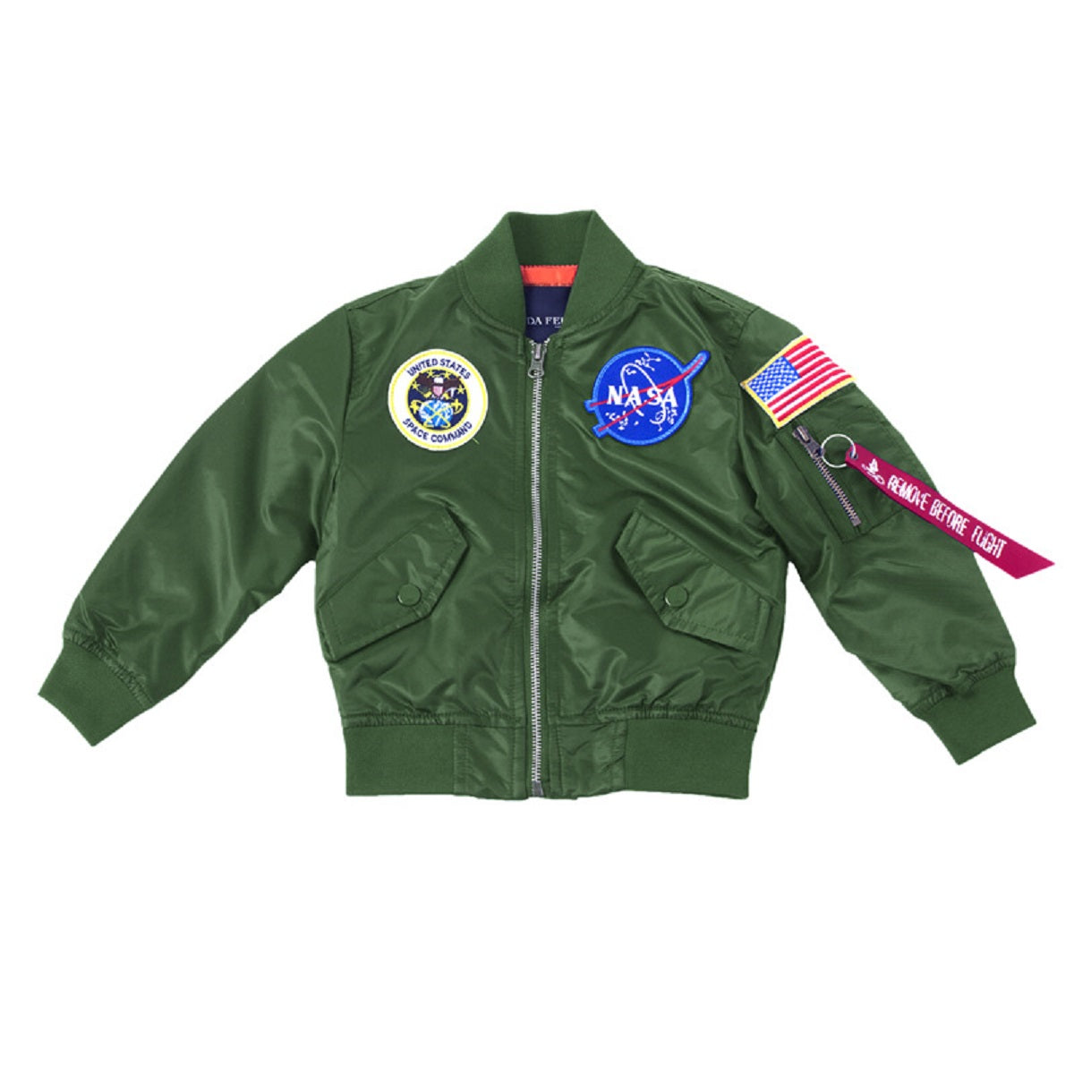 CORIRESHA Kids NASA Embroidery Jacket