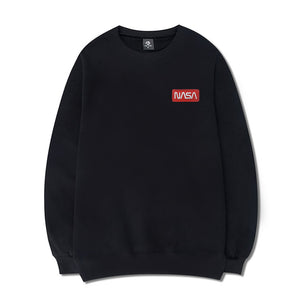 CORIRESHA NASA letter embroidery Logo Printed Sweatshirt