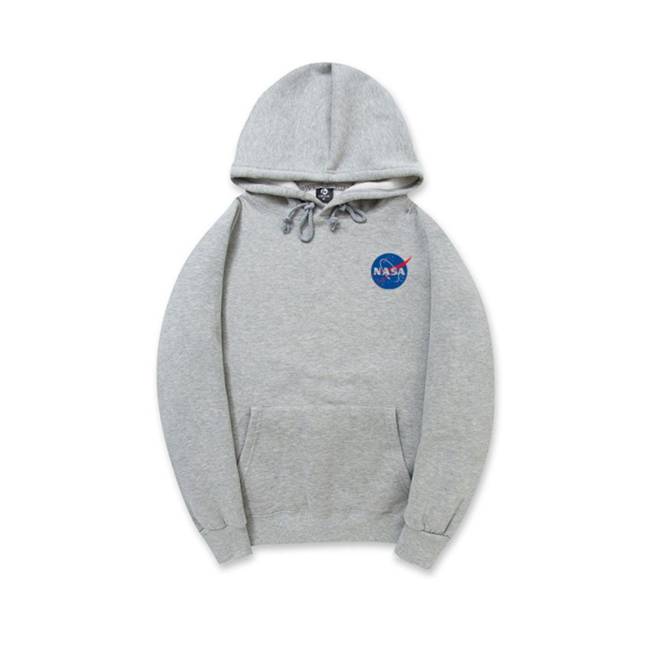 CORIRESHA Sudadera con capucha con logo de la NASA en el frente pequeño