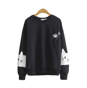 CORIRESHA Cute Cat Hoodie