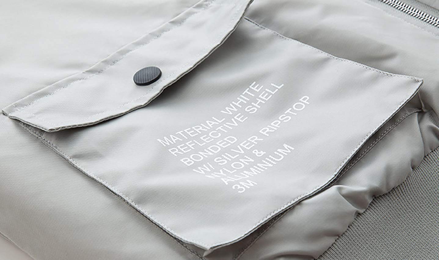 CORIRESHA Apollo NASA Parches Chaquetas bomber ajustadas 