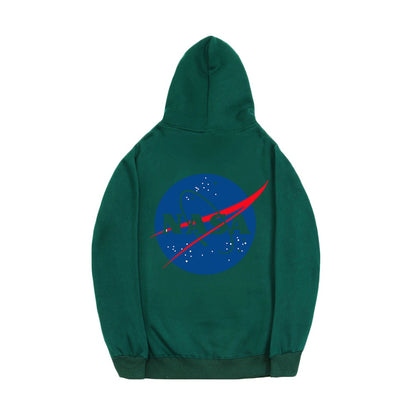 CORIRESHA NASA Sudadera con capucha de color brillante