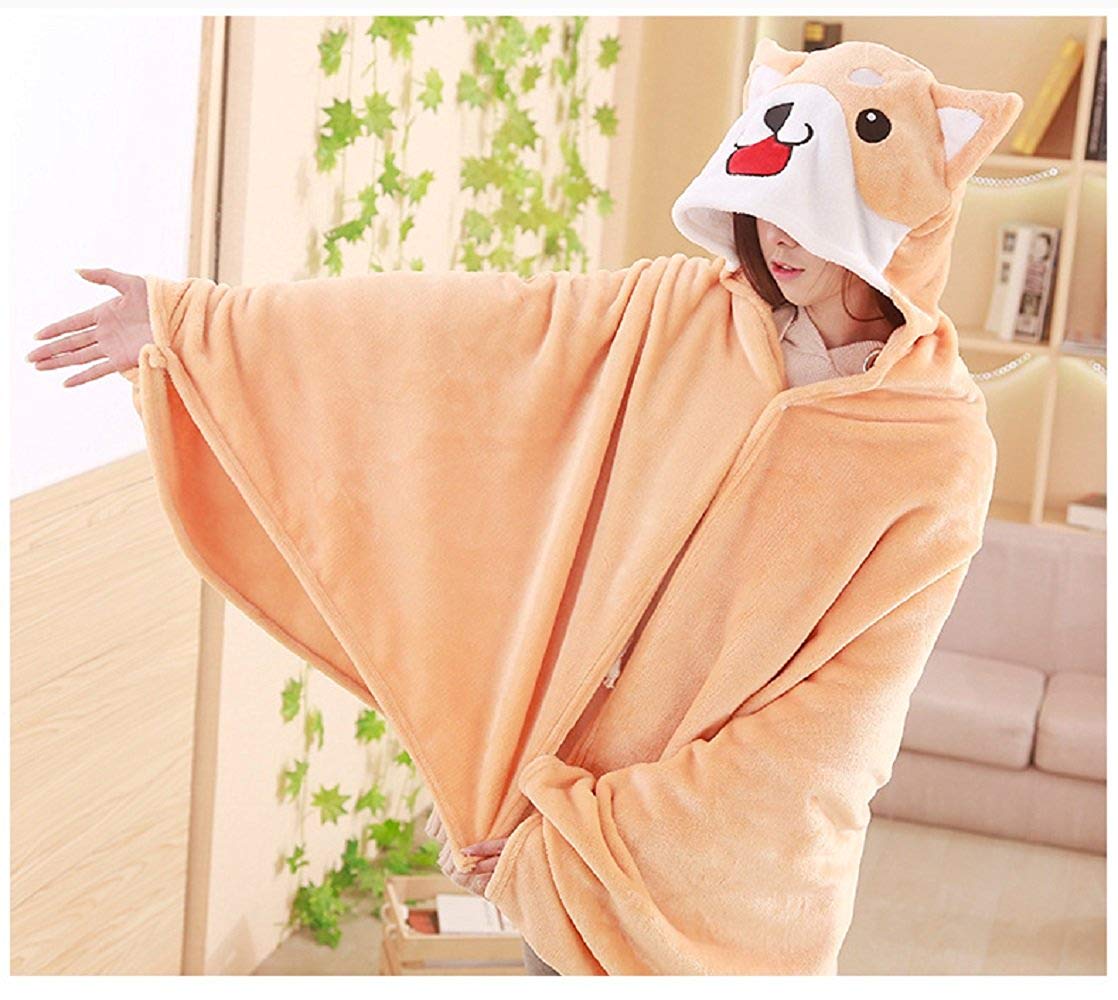 CORIRESHA Shiba Inu Dog Hoodie Cloak